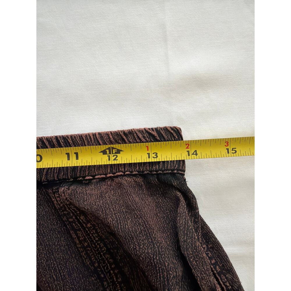 Urban Tribe Vintage Boho Western Embroidered Brown Skirt SZ S - Picture 4 of 7